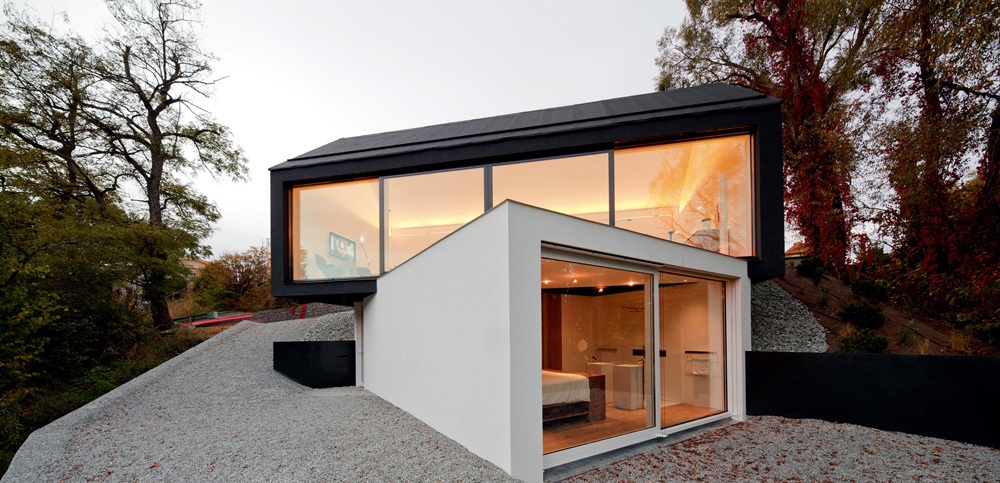 black on white – studio house, Wenzenbach, Germany 2