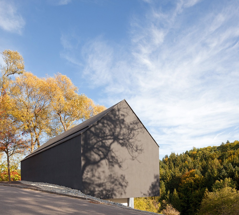 black on white – studio house, Wenzenbach, Germany 6